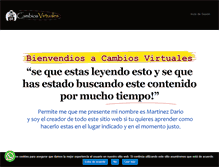 Tablet Screenshot of cambiosvirtuales.com